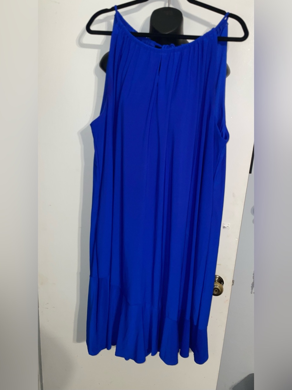Sleeveless Maxi Dress in Cobalt Blue